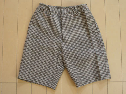 樂天商城 - [m]銀座サエグサ sayegusa アウトレット 子供服 女の子 9歳 130cm パンツ ハーフ丈 千鳥 チェック ベージュ 秋 冬 ★4 ズボン ボトムス 冬服 ガールズ 女児 キッズ 【中古】 ユーズド リサイクル こども