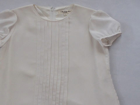 [ポイント最大11倍] ミルフィーユ mille feuille 銀座サエグサ sayegusa アウトレット 子供服 女の子 130cm 半袖 ワンピース 白 春 夏 ★4 ガールズ 女児 キッズ 【中古】 ユーズド リサイクル こども mana2-10050714 子供服マナマナ-キッズ&ベビー服 サンプル画像2