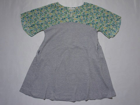樂天商城 - 【セール 30%off SALE】 [m] 銀座サエグサ sayegusa アウトレット 子供服 女の子 11歳 約140cm 半袖 チュニック グレー 春 夏 ★3 トップス ガールズ 女児 キッズ ジュニア 【中古】 ユーズド リサイクル こども