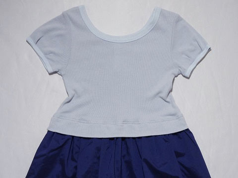 [m] ピーシーアイpci 銀座サエグサ アウトレット 子供服 女の子 130cm 半袖 ワンピース グレー 紺 春 夏 ★3 ガールズ 女児 キッズ 【中古】 ユーズド リサイクル こども 2