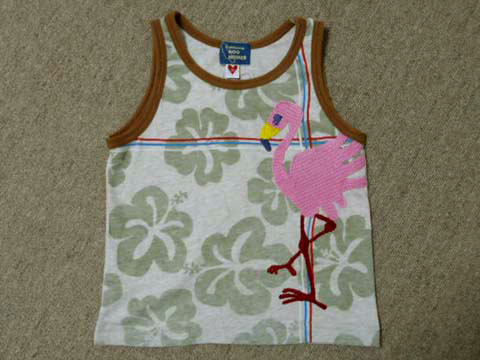 [m] ポッキリ ブーホームズ ブーフーウー 子供服 アメカジ タンクトップ 120cm ★3 キッズ プチプラ 【..