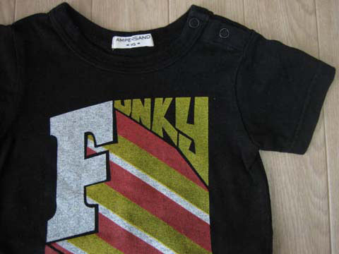 ポッキリ F.O.キッズ 子供服 半袖 Tシャツ ティーシャツ トップス 黒 春 夏 95cm ★4 キッズ ベビー ベビー服 プチプラ 【中古】 ユーズド 男の子 男児 ボーイズ ブランド USED アウトレット 古着 こども服 子供 子ども