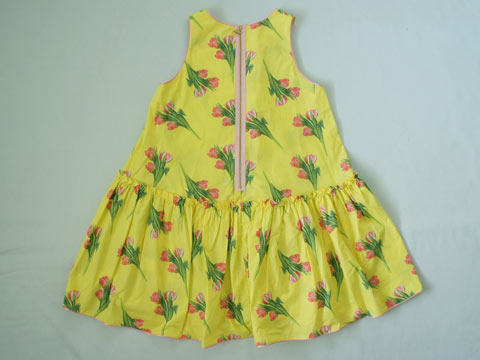 【セール 30%off SALE】 [m] ミミソル mimisol マメール アウトレット 子供服 女の子12歳 約 150cm ワンピース 黄色 ノースリーブ 春 夏 ★4 ガールズ 女児 キッズ ジュニア 【中古】 ユーズド リサイクル こども
