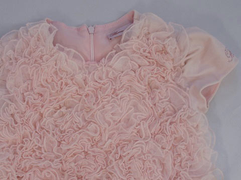 [m] ミスブルマリン miss blumarine マメール アウトレット 子供服 女の子 4歳 約 100cm フォーマル 半袖 ワンピース ピンク 結婚式 パーティー 発表会 春 夏 秋 ★2 ガールズ 女児 キッズ 【中古】 ユーズド リサイクル