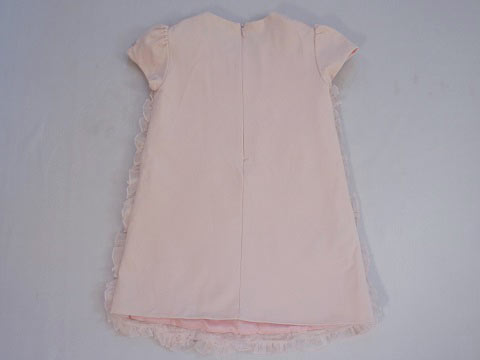 [m] ミスブルマリン miss blumarine マメール アウトレット 子供服 女の子 4歳 約 100cm フォーマル 半袖 ワンピース ピンク 結婚式 パーティー 発表会 春 夏 秋 ★2 ガールズ 女児 キッズ 【中古】 ユーズド リサイクル