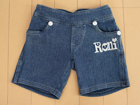 【70%off SALE 半額以下】 [m]ロニィ roni ロニ ロニー アウトレット 子供服 女の子 S 約 110cm ショート パンツ 青 春 夏 ★3 ズボン ボトムス ガールズ 女児 キッズ 【中古】 ユーズド リサイクル 古着 子ども服 こども