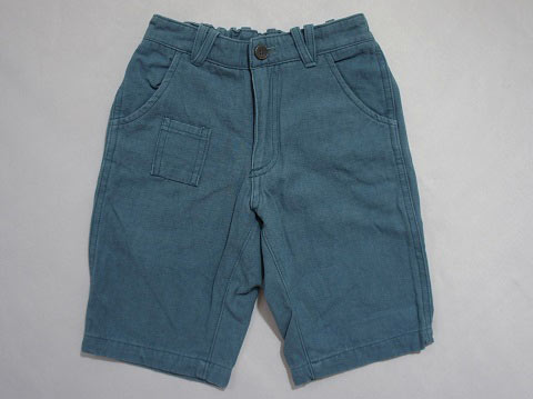 樂天商城 - 【セール 30%off SALE】 [m] 銀座サエグサ sayegusa アウトレット 子供服 男の子 120cm ハーフ パンツ 水色 ズボン ボトムス 春 夏 ★3 ボーイズ 男児 キッズ 【中古】 ユーズド リサイクル こども