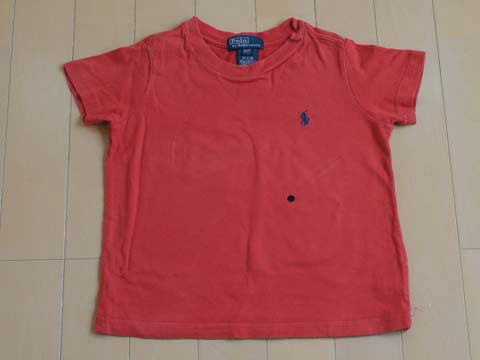 [最大1000円 offクーポン 対象] ポッキリ プチプラ 【中古】 ユーズド ポロ ラルフローレン キッズ Polo Ralph Lauren Tシャツ カットソー 2歳 約 90cm 半袖 赤 ★2 ベビー ベビー服 子供服 男の子 ボーイズ 男児 アウトレット リサイクル 古着