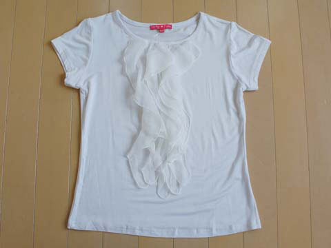 樂天商城 - ダーヒーキッズ Derhy 子供服 女の子 女児 半袖 Tシャツ ティーシャツ トップス 12 14サイズ 約 150cm ★5 新品 未使用 発表会 パーティー キッズ プチプラ 【中古】 ユーズド ガールズ アウトレット リサイクル 古着 こども服