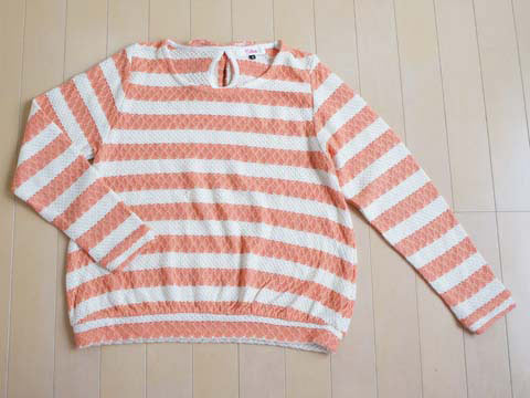 Rakuten - 【70%off SALE 半額以下】 [m]ピンクラテ Pinklatte 子供服 女の子 女児 長袖 セーター ニット S(160cm ★3 キッズ ジュニア 【中古】 ユーズド ガールズ アウトレット リサイクル 古着 子ども服 こども服 子供 子ども