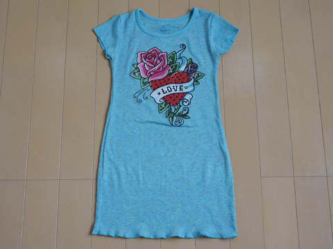 Short Sleeves - [m] ポッキリ flowers by zoe 子供服 半袖 ワンピース 女の子 女児 ワンピ 5歳 約 110cm ★4キッズ プチプラ 【中古】 ユーズド ガールズ アウトレット リサイクル 古着 こども服 子供 子ども