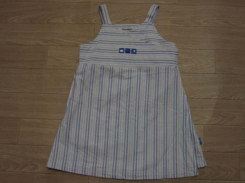 樂天商城 - [m]ファミリア familiar 100cm 子供服 半袖 ワンピース ワンピ ★3 キッズ 【中古】 ユーズド 女の子 女児 ガールズ ブランド USED アウトレット リサイクル 古着 子ども服 こども服 子供 子ども