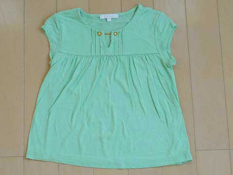 [m] Chloe クロエ 子供服 女の子 女児 カットソー 半袖 Tシャツ ティーシャツ トップス 4歳 約 100cm ★3キッズ 【中古】 ユーズド ガールズ アウトレット リサイクル 古着 子ども服 こども服 子供 子ども