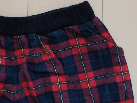 [最大1000円クーポン対象] リンジィ lindsay アウトレット 子供服 女の子 M 150cm ショート パンツ バルーン チェック 赤 秋 冬 ★3 ズボン ボトムス 冬服 ガールズ 女児 キッズ ジュニア 【中古】 ユーズド リサイクル 古着 子ども服 こども