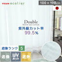 【4/1要エントリーポイントバック＆最大400円クーポン＆ワンダフルP5倍】 2枚入り 100x198cm 2枚組み レースカーテン ダブル 既製 既成 レース レイス カーテン 2枚セット 薄手 薄地 白 シアー びっくり 価格 WH ホワイト 白 IV アイボリー クリーム色 ナチュラル カン