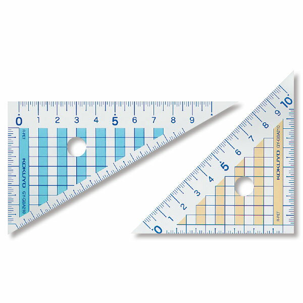 三角定規〈まなびすと〉(再生PET樹脂製 小学生用のその他