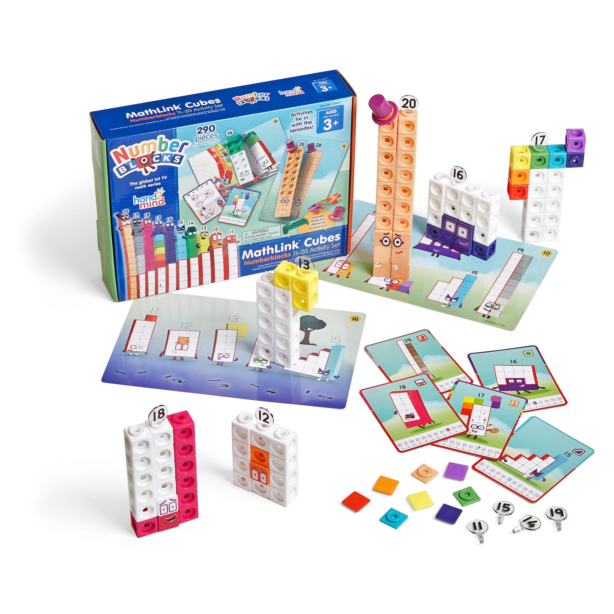 マスリンクキューブ ナンバーブロックス（NumberBlocks MathLink Cubes） 11-20 アクティビティセット　イギリスBBC運営の幼児向け専門チャンネルで有名！ クリスマスのサムネイル