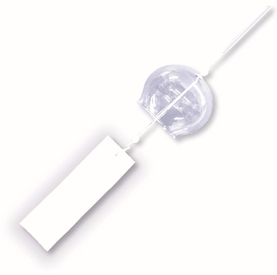 ガラスのふうりん 27557 風鈴(おえかき風鈴) 4538908042847 無色透明ガラス