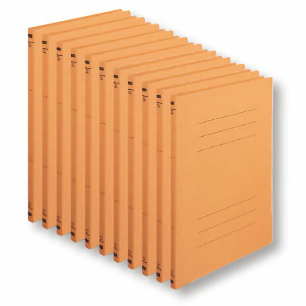 FファイルNJ　A4S　オレンジ×10