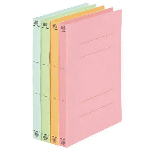 フラットファイル　厚とじ300イエロー　×10