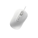 【最安値に挑戦!】U)有線光学式マウス 3ボタンタイプ Mサイズ 白