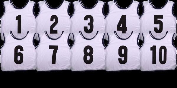 メッシュベストJr1－10　白　EKB403W