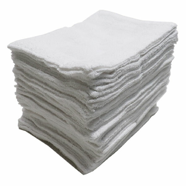 小判タオルぞうきん（50枚入り）　白