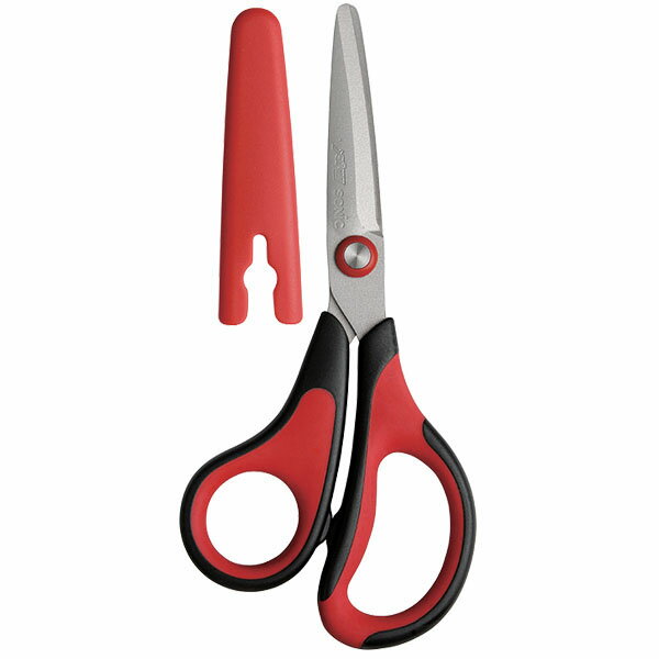 メガサク3Dエアー 学童はさみ レッド SK−5247−R はさみ 子ども用 4970116042569 小学生用のはさみ・のり・テープ