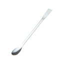 ヘラ付ステンレスさじ 180mm さじ(実験用) スプーン(実験用)