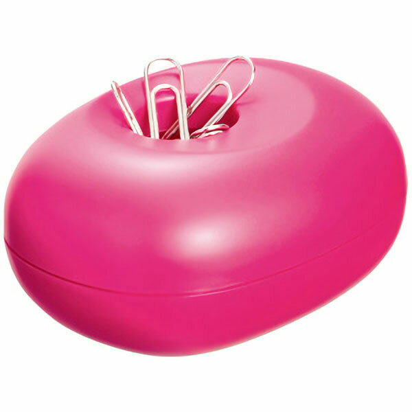 クリップケース　ピンク クリップケース 収納ケース ゼムクリップ用マグネットボックス 4977564524210