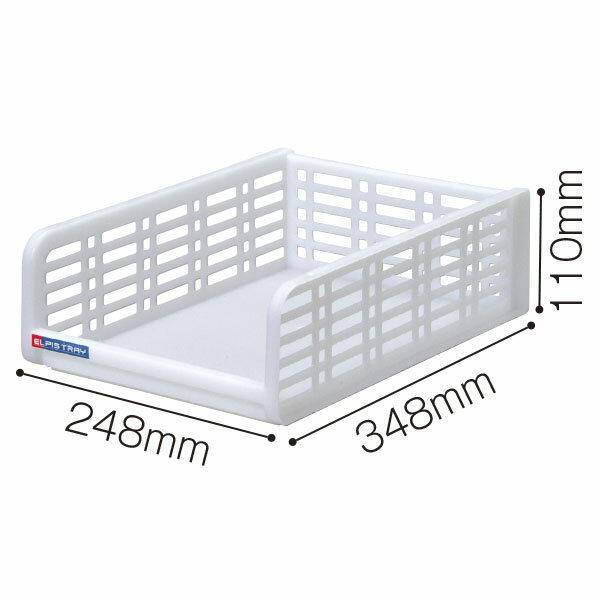 エルピス　トレー　A4　ホワイト　　41367 小物収納ケース 4973230413673