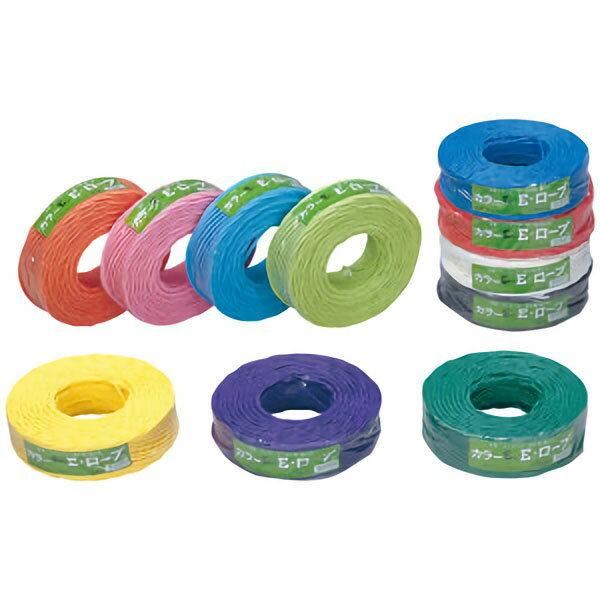 カラーE＆Eロープ　白4mm×100m