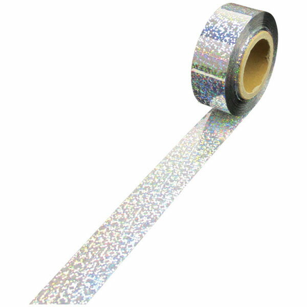 樂天商城 - メッキテープ　ホログラム　25mm幅　100m　銀 【新入荷アイテム】
