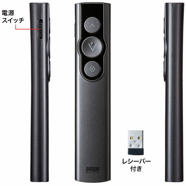 パワーポインター　ガンメタ　LP−RF115GM 【新入荷アイテム】