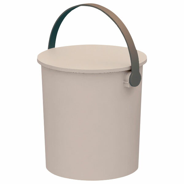 お米を使ったふた付バケット　ライトブラウン 【新入荷アイテム】
