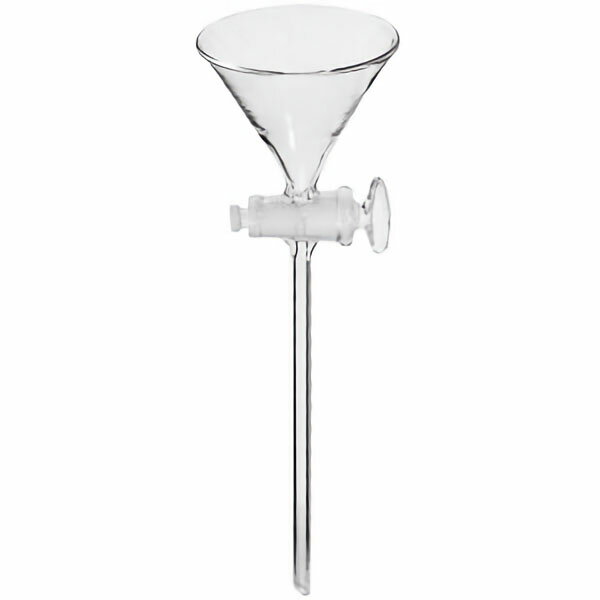 ガラスロート　活栓付　75mm