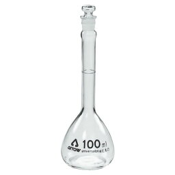 メスフラスコ　白　　100ml