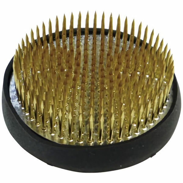 【楽天最安値に挑戦!】剣山　丸　（中）　真鍮　ゴム付