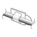 【商品概要】●透明●1袋（5個入）●透明だから取りつけ後に目立ちません。●モジュラーケーブルやパソコン配線用。（直径6mmまでOK）【サイズ・重量表記】●型式／H2970●寸法／26（幅）×9（奥）×15（高）mm●質量／21g●材質／基材：ABS樹脂、粘着剤：合成ゴム系●包装数：1／100※ご利用の環境により、実物の色と異なる場合がございます。