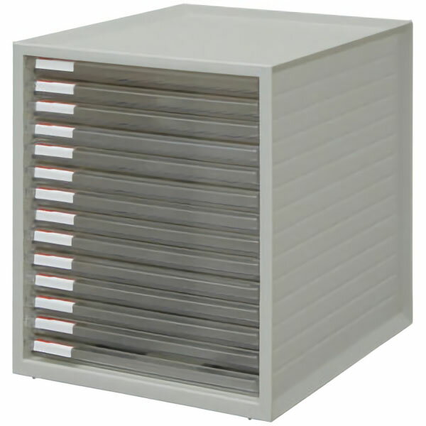 レターケース　超浅型14段　ホワイト