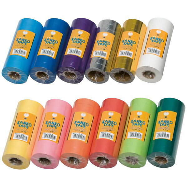 紙テープ　18mm×約31m10巻黄緑