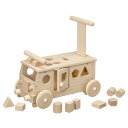 W-029　森のパズルバス【乗用玩具/ 押し車/日本製/平和工業】