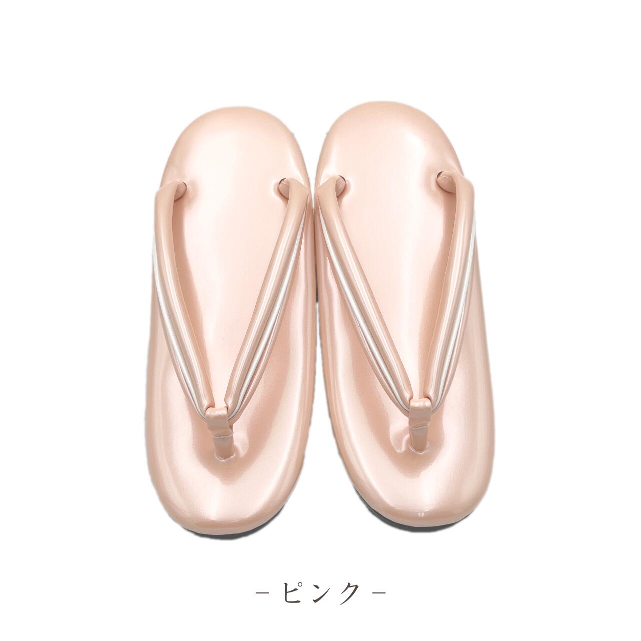 ウレタン草履 (HK-001/002) やさしい履き心地 通年用 国産 日本製 女性用草履 痛くない 疲れにくい エナメル レザー 合皮 ソフト鼻緒 レディース 和装 着物 箱入り