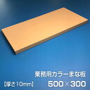 業務用カラーまな板〈ベージュ〉 厚さ10mm サイズ300×500mm 片面エンボス加工 シボ