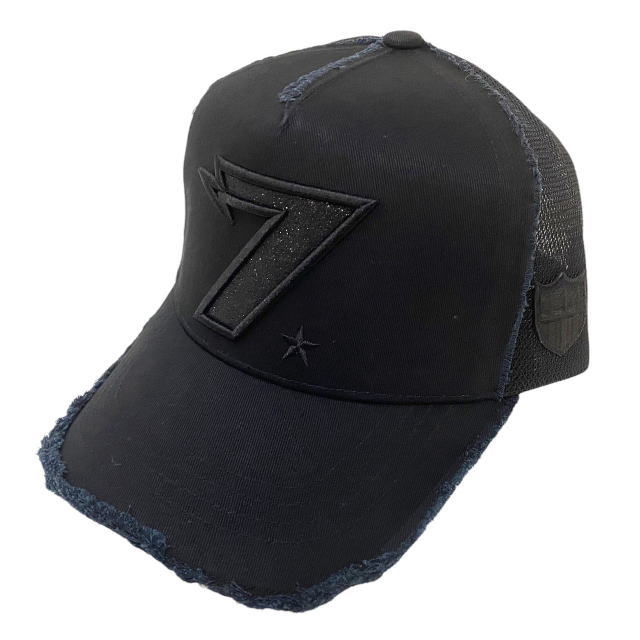 YOSHINORI KOTAKE[ヨシノリコタケ] YK3DE-SH7★ CAP [BLK/BLK] メッシュキャップ No,7（ブラック/ブラック）メンズレディース444 ナンバー444 メッシュキャップ ゴルフキャップとしても人気 BBS