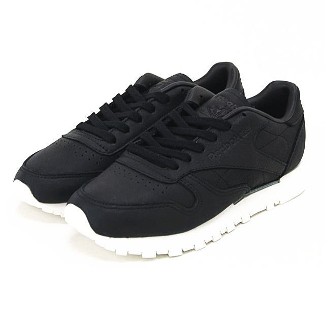 Reebok  CL LEATHER OMN  クラシックレザースニーカー（ブラック）BD1906 AJS