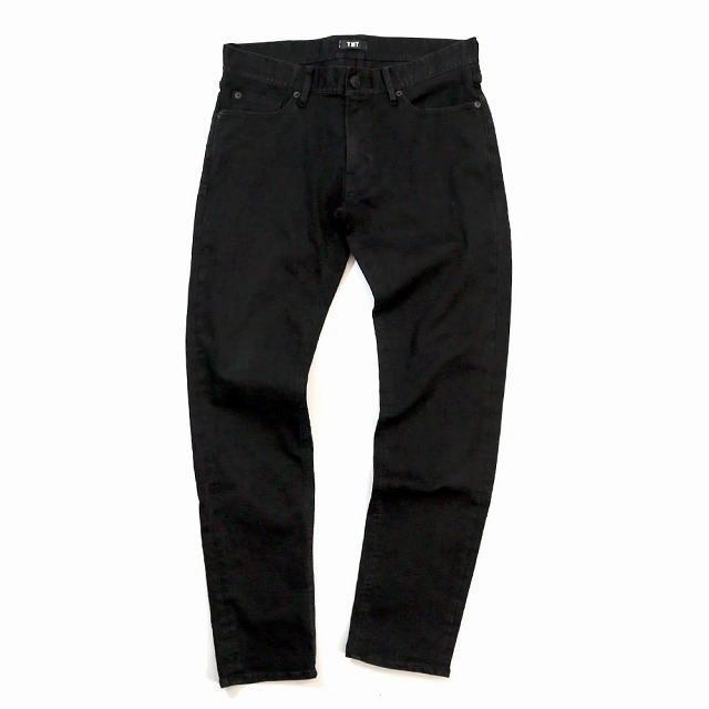 TMT  STRETCH COMFY DENIM 5P SKINNY SLIM FIT BLACK ストレッチコンフィーデニム5ポケットスキニースリムフィット ブラックジーンズ BCA