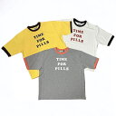 楽天スーパーセール特別価格 SALE Captains Helm キャプテンズヘルム PILLS RINGER TEE GRAY,YELLOW,WHITE ピルスリンガーTシャツ (グレー イエロー ホワイト) BCS