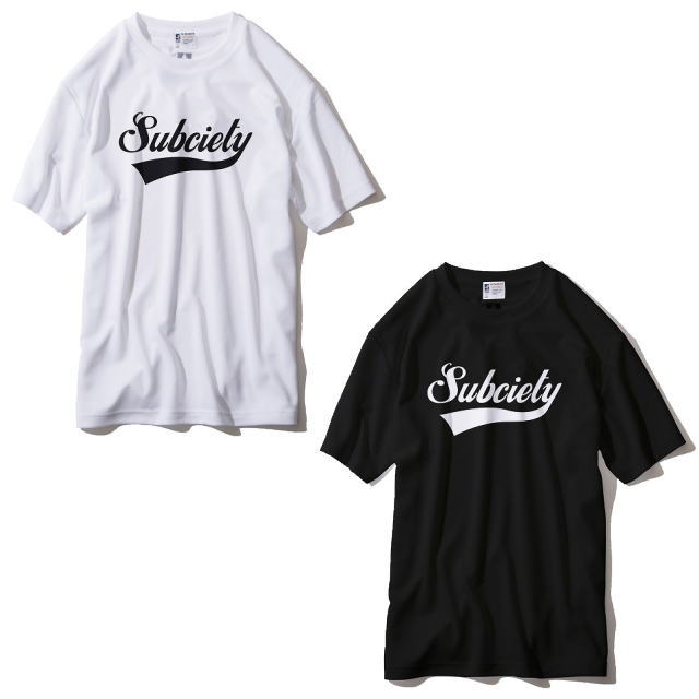 楽天スーパーセール特別価格!!SALE!! Subciety [サブサエティ] DRY TEE -GLORIOUS- [WHITE,BLACK] ドライTシャツグロリアス（ホワイト、ブラック）113-40001 AHA ネコポス発送