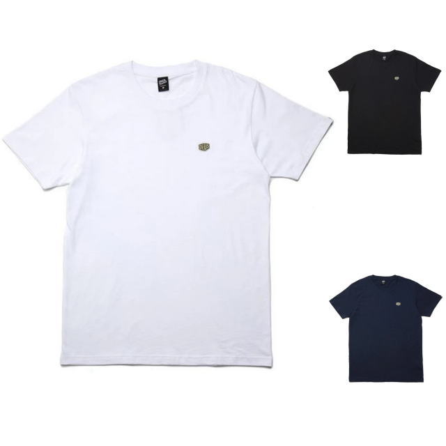 DEUS EX MACHINA デウスエクスマキナ DMF201877 Shield Standard Tee White,Black,Navy シールドスタンダードTシャツ（ホワイト ブラック ネイビー）BBS